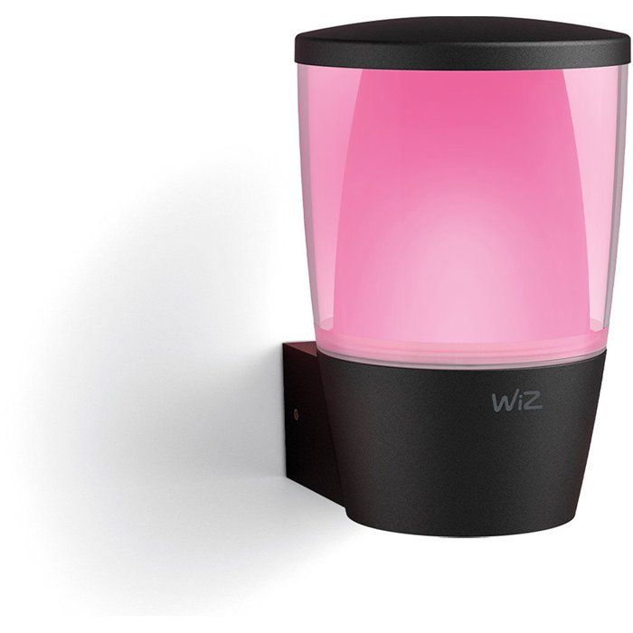 WIZ ELPAS Wall Light - Connected - Outdoor - Black