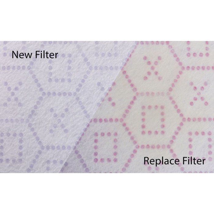 Wpro ARC201 Half moon hood filter - for Whirlpool hood AKR400-AKR404-AKR405