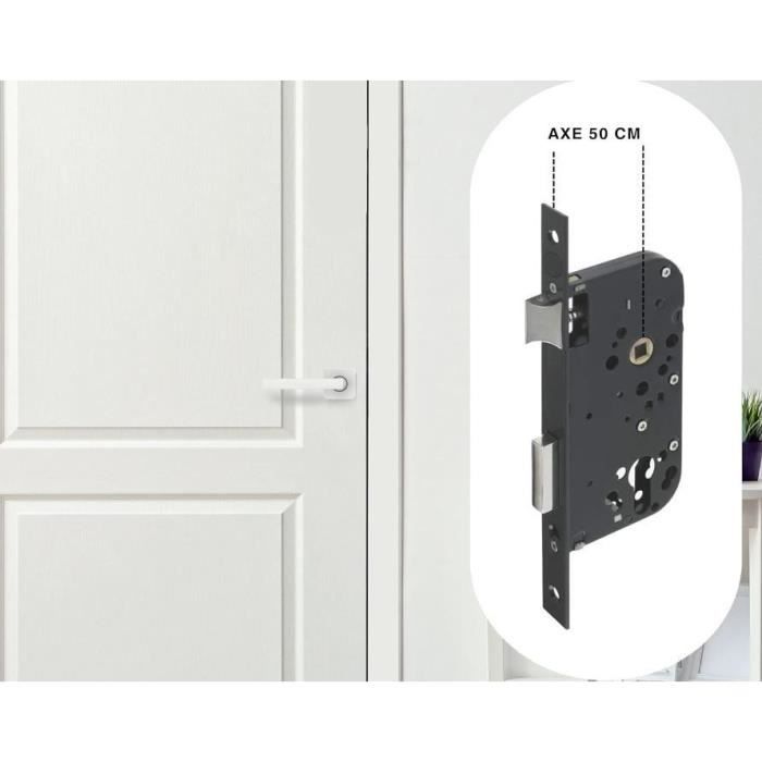 YALE Mortise Lock with Cylinder Hole - Y60K-A50/N - 50 mm Backset, 148 mm Case - Entrance Door, Service Door