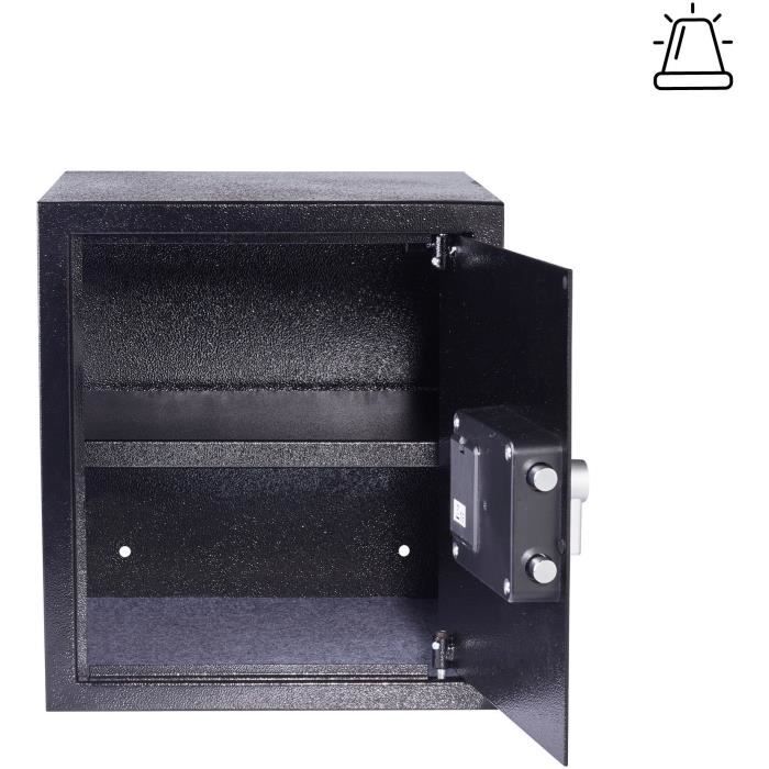 Yale Electronic Safe with Alarm - Programmable 3 to 8 Digit Code - Large 40 L - YEC/390/DB2