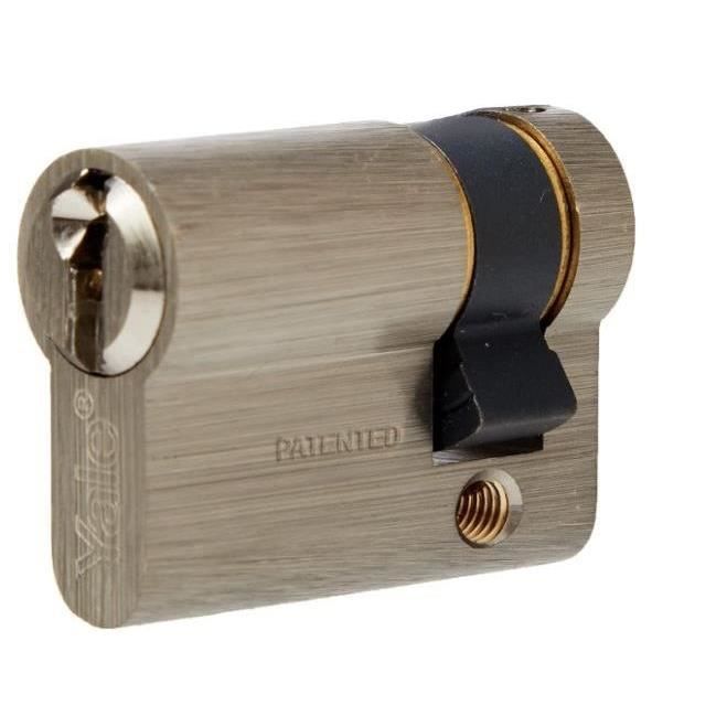 YALE Half Cylinder Lock - YC500+ - 30x10 mm - 5 Pins - 3 Keys - Nickel Plated