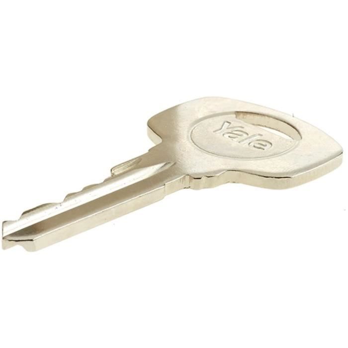 YALE 500+ Series Cylinder - 30x30 mm, Nickel-Plated - 5 Pins - 3 Keys