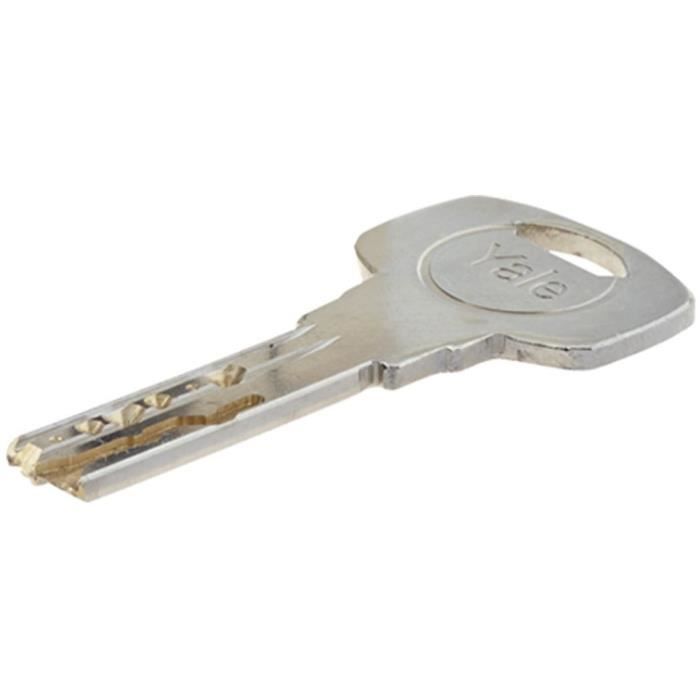 YALE 2100 Series High Security Cylinder - 30x40 mm - Nickel Plated - 5 Keys