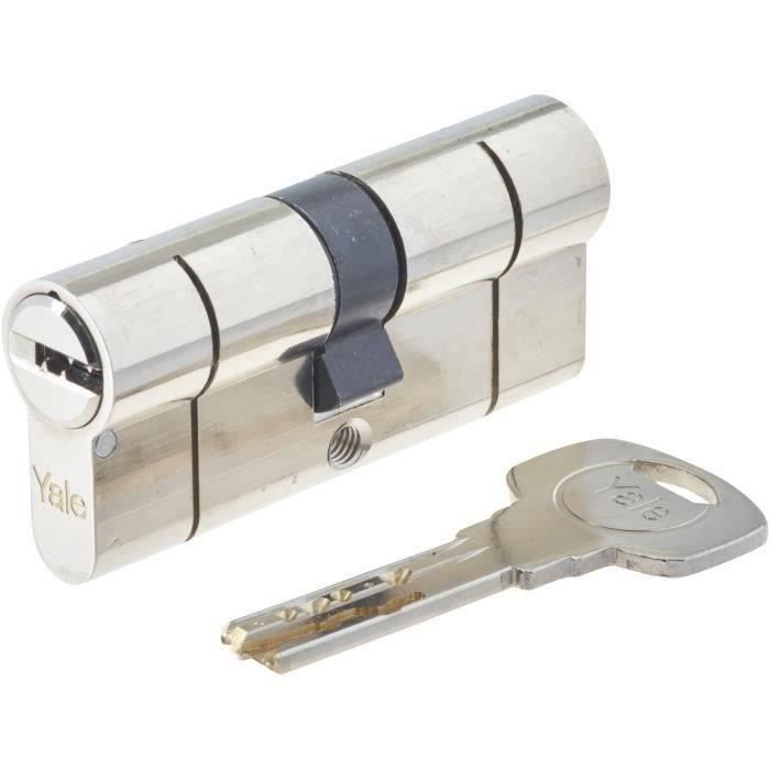 YALE 2100 Series High Security Cylinder - 35x35 mm - Nickel Plated