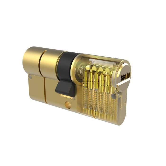 YALE 2100 Series High Security Cylinder - 35x35 mm - Nickel Plated