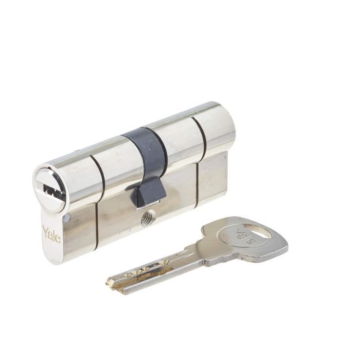 YALE 2100 Series High Security Cylinder - 35x35 mm - Nickel Plated