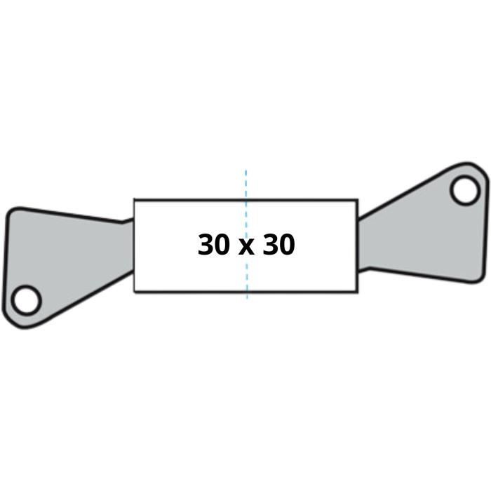 YALE Cylinder Lock with Knob - YC1000+ - 30x30 mm - 6 Pins - 4 Reversible Keys