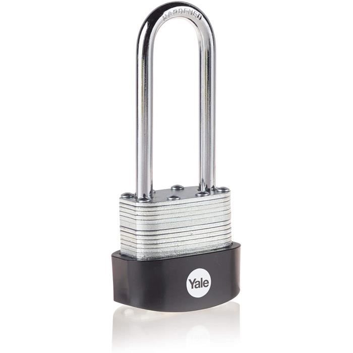 YALE Y125B/40/163/1 Outdoor Padlock, Rolled Steel, 63 mm Shackle