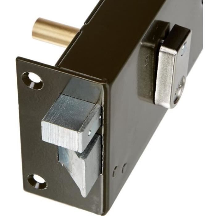 YALE Horizontal Mortise Lock - YAH36G - Khaki - 2 Keys - Left-Hand Version