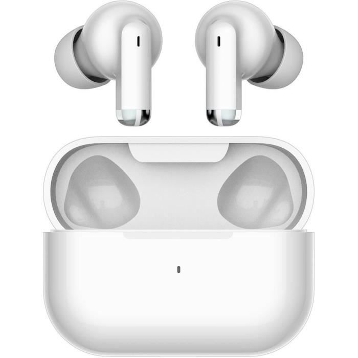 YENKEE YHP 07BT WE Rechargeable Wireless Earbuds - Bluetooth 5.3 - 24 Hours Listening Time