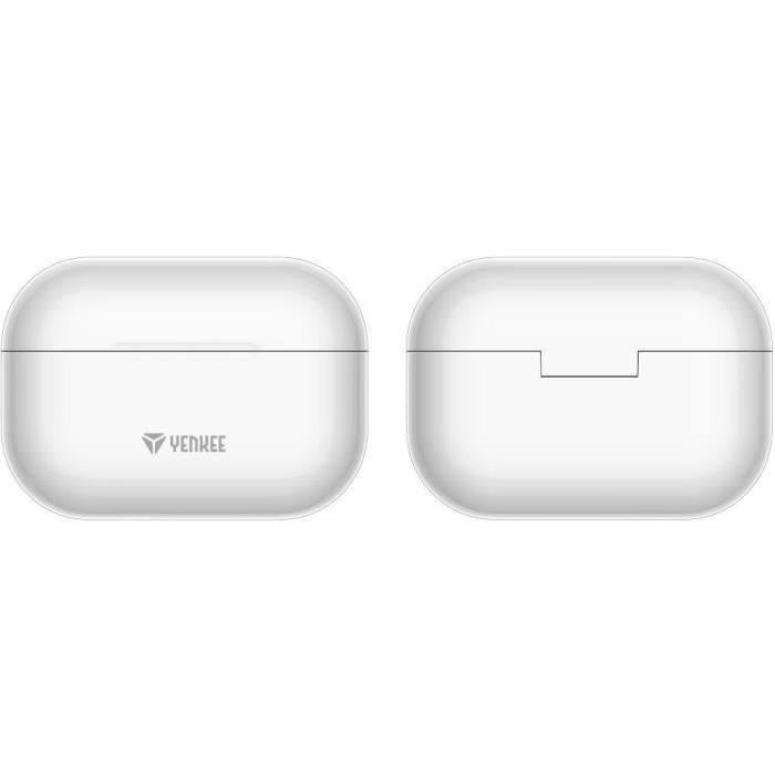 YENKEE YHP 07BT WE Rechargeable Wireless Earbuds - Bluetooth 5.3 - 24 Hours Listening Time