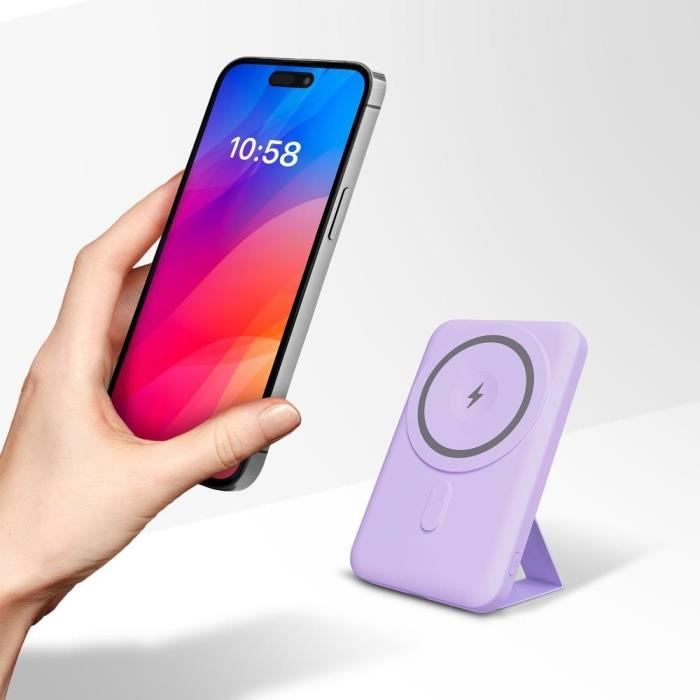 YENKEE YPB 501 PE MagSafe Wireless Charger 5000 mAh 15W USB-C Portable