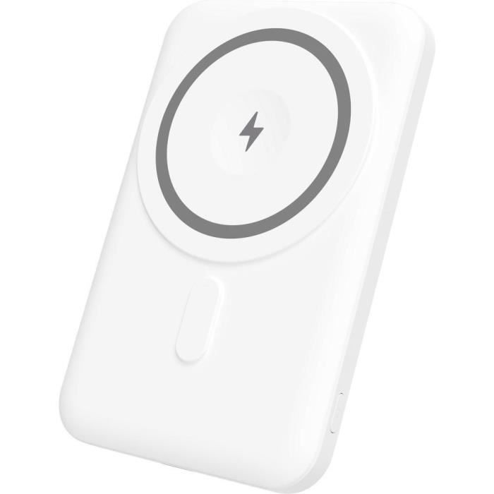 YENKEE YPB 501 WH MagSafe Wireless Charger 5000 mAh 15W USB-C Portable