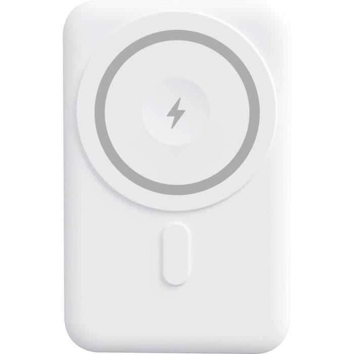 YENKEE YPB 501 WH MagSafe Wireless Charger 5000 mAh 15W USB-C Portable