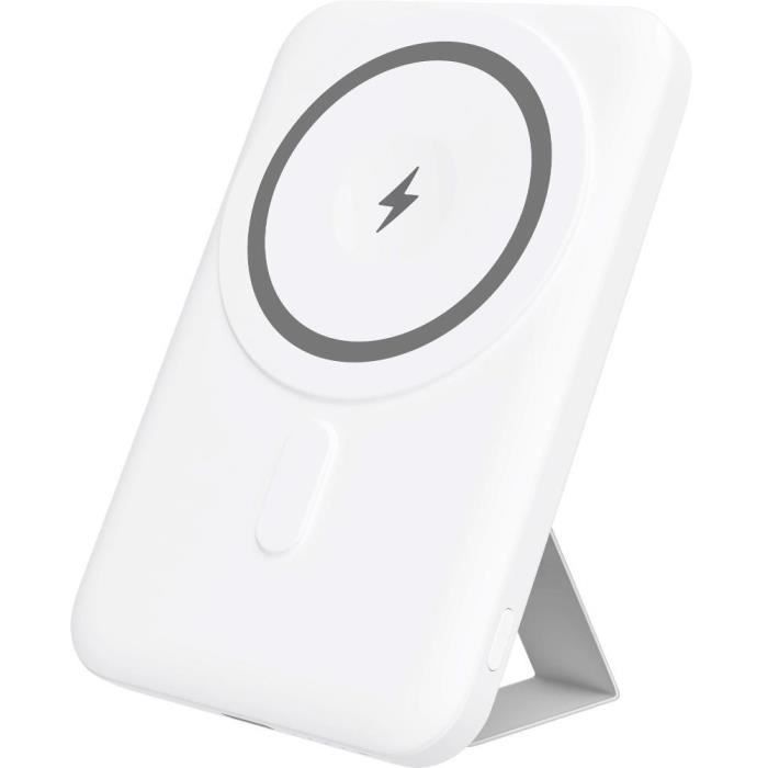 YENKEE YPB 501 WH MagSafe Wireless Charger 5000 mAh 15W USB-C Portable