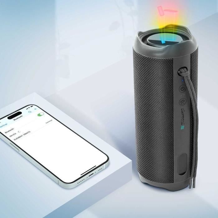 ELEMENT VIENTO Bluetooth Speaker - YENKEE - YSP 40RD - 40W - Black