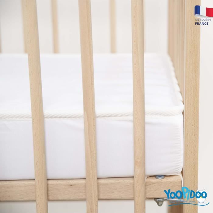 Yoopidoo Air-Conditioned Baby Mattress 60x120 cm - Summer & Winter Sides - Chemical-Free