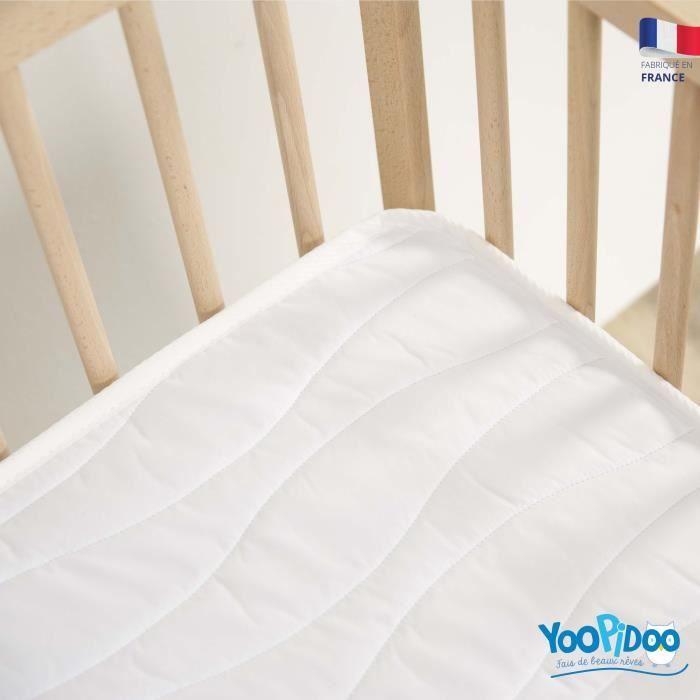 Yoopidoo Air-Conditioned Baby Mattress 60x120 cm - Summer & Winter Sides - Chemical-Free