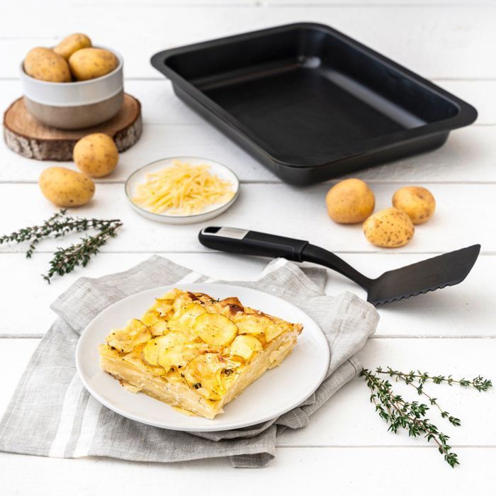 Lot de 2 plats a four rectangulaires - ZENKER - Special Cooking - 33 x 25 et 24 x 18 cm