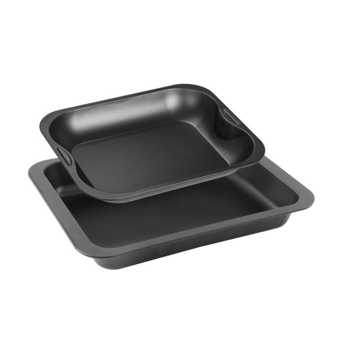 Zenker Set of 2 Rectangular Oven Baking Dishes - Special Cooking - 37 x 27 and 28 x 23 cm