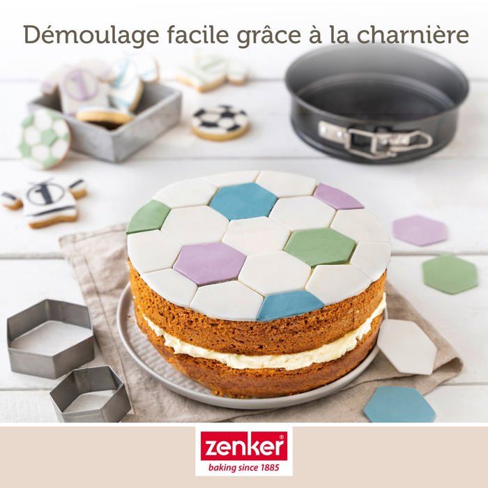 ZENKER Set of 2 Mini Springform Cake Tins - 16 and 18 cm