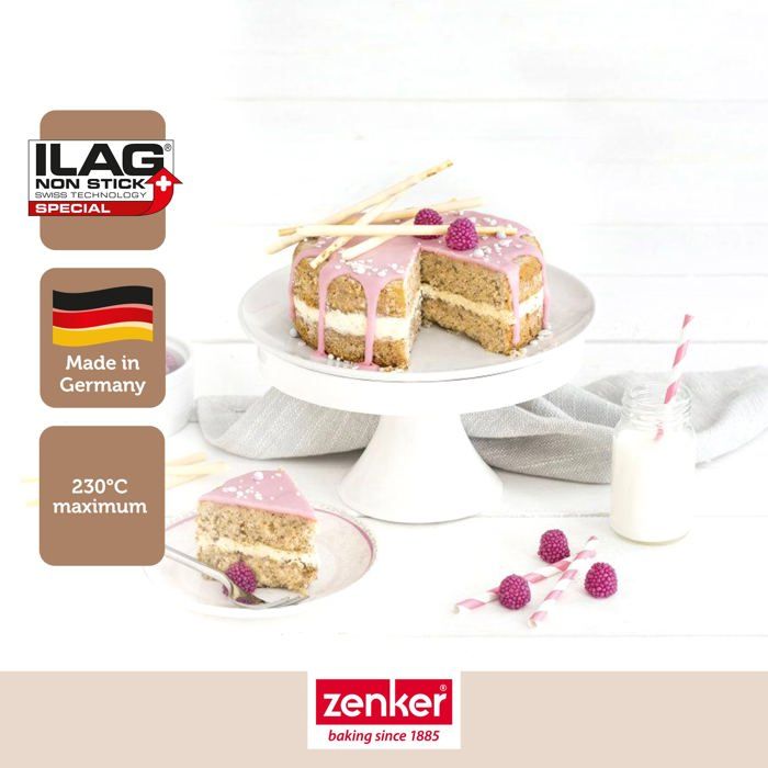 ZENKER Set of 2 Mini Springform Cake Tins - 16 and 18 cm