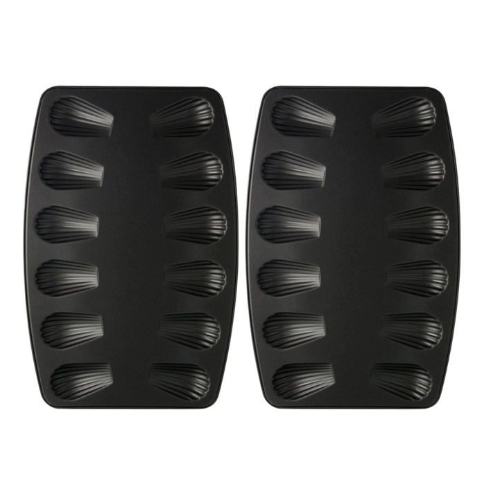 Zenker Set of 2 Madeleine Molds with 12 Cavities - Special Countries