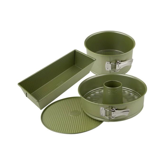 Zenker Set of 3 Cake Tins - Green Vision - 18 to 30 cm