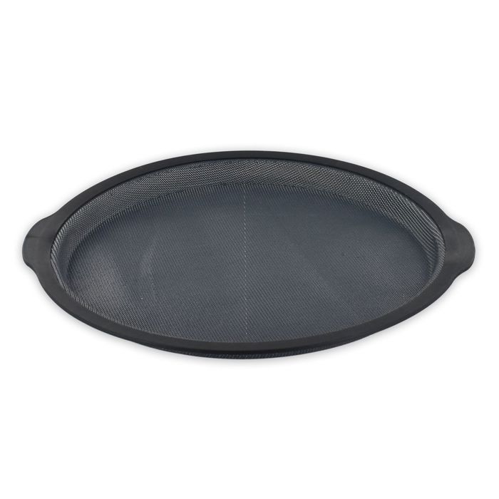 Zenker Round Pizza Pan - Ø 36 cm - Fiberglass Silicone - Black