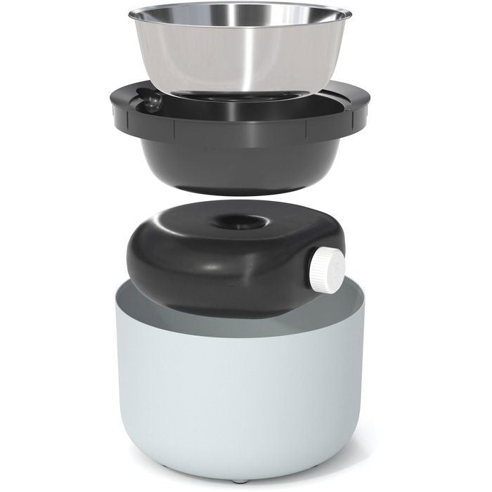 Zeus Oasis verzwaarde hondenvoerbak - 1,8 L - wit