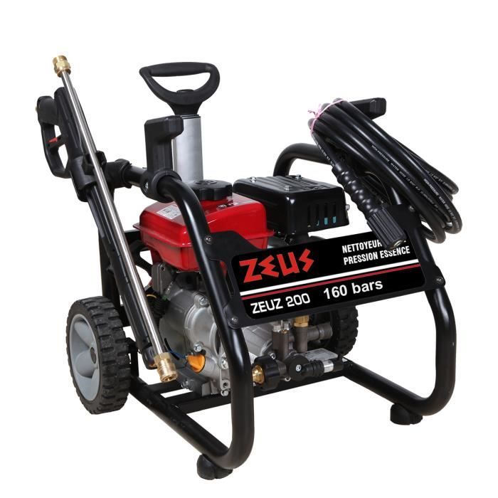 ZEUZ 4-Stroke Petrol High-Pressure Washer - 160 Bar, 450 L/h