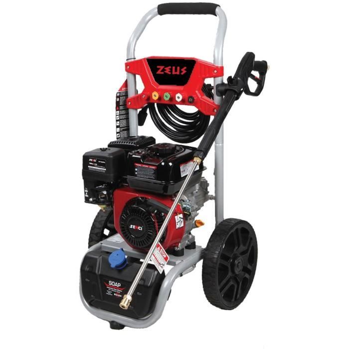 ZEUZ 4-Stroke Petrol High-Pressure Washer - 220 Bar, 510 L/h