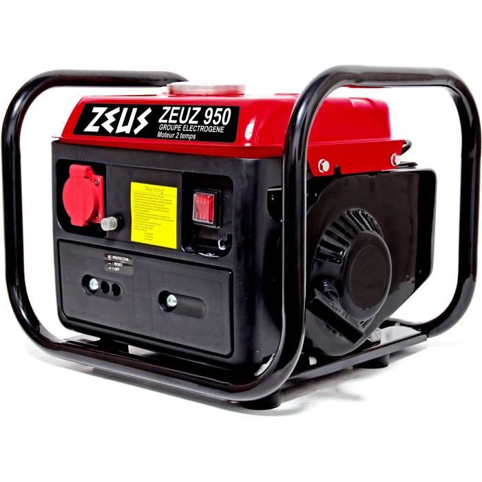 ZEUS Petrol Generator - ZEUZ 950 - 720W - 2-Stroke - 5.5h Runtime