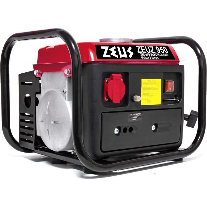ZEUS Petrol Generator - ZEUZ 950 - 720W - 2-Stroke - 5.5h Runtime