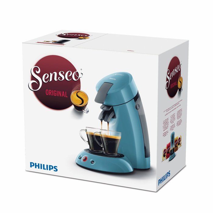 PHILIPS Pod Coffee Maker - SENSEO - HD6553/21 - Original - Blue Grey