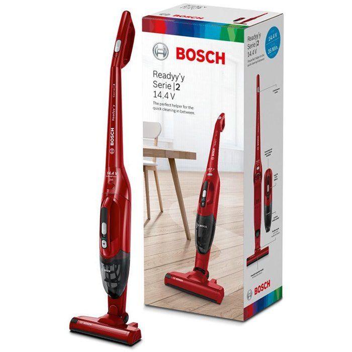BOSCH BBHF214R 2-in-1 Cordless Stick Vacuum Cleaner - Integrated Hand Vacuum - 14.4V