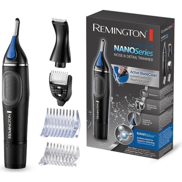 REMINGTON Facial Trimmer - NE3870 - Antibacterial Hypoallergenic Nano Series