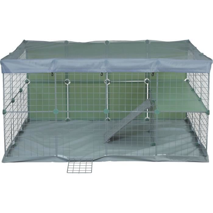 ZOLUX Modular Enclosure - Neo Park - Small Animal Park for Rabbits - 140 x 105 x 70 cm - 1.84 m² 140X105X70