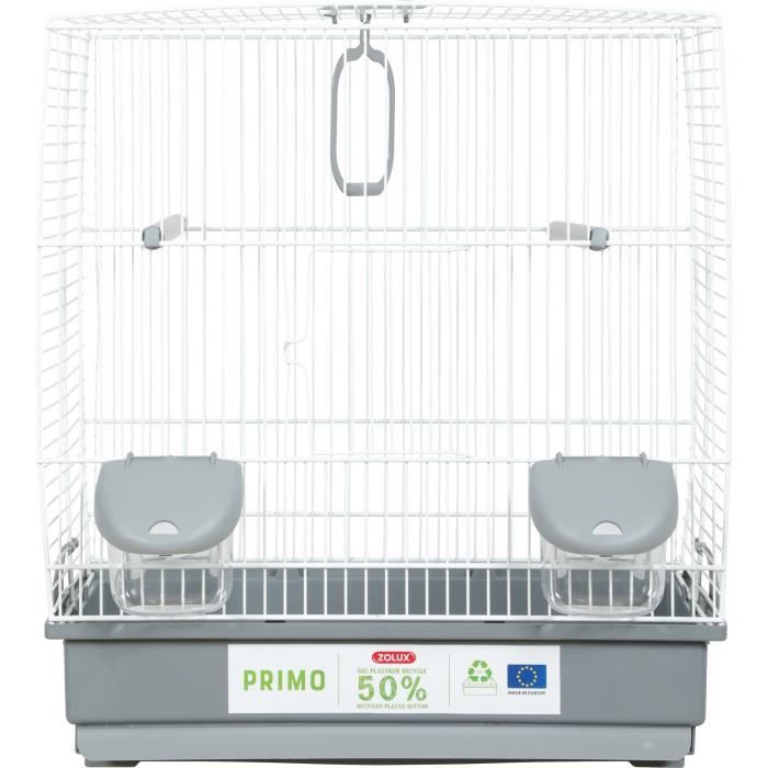 Bird Breeding Cage - Zolux - 40 x 25.5 x 44 cm - White and Grey