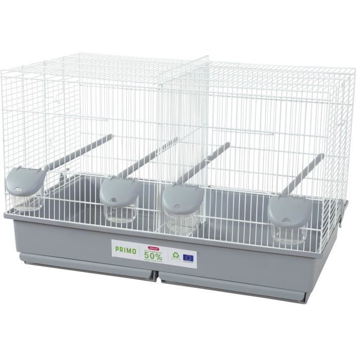 Primo Eco-Friendly Plastic Cage for Domestic Birds - 69x39x44.5 cm