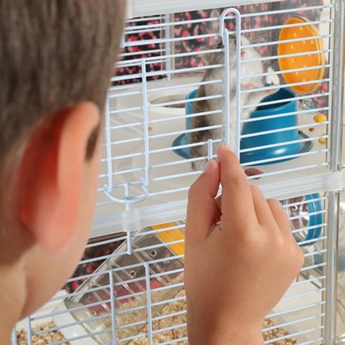ZOLUX 2-Tier Cage for Hamsters, Mice and Gerbils Rody3 duo 41x27x40.5 cm White