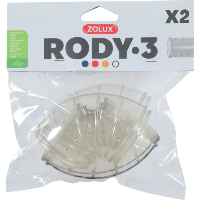 Angled Tube for Rody3 Rodent Cage - ZOLUX - Rodylounge - 2 Pieces