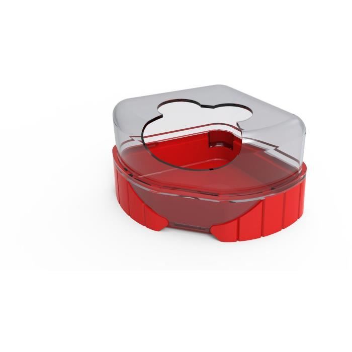 ZOLUX Rody3 Cage Litter Box - Rodylounge - For Small Rodents - Grenadine