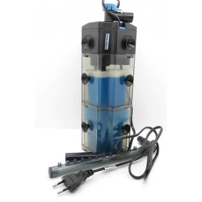 ZOLUX Corner 120 Internal Filter - 6W - For 80 to 120 L Aquariums - 450 L/h Flow Rate