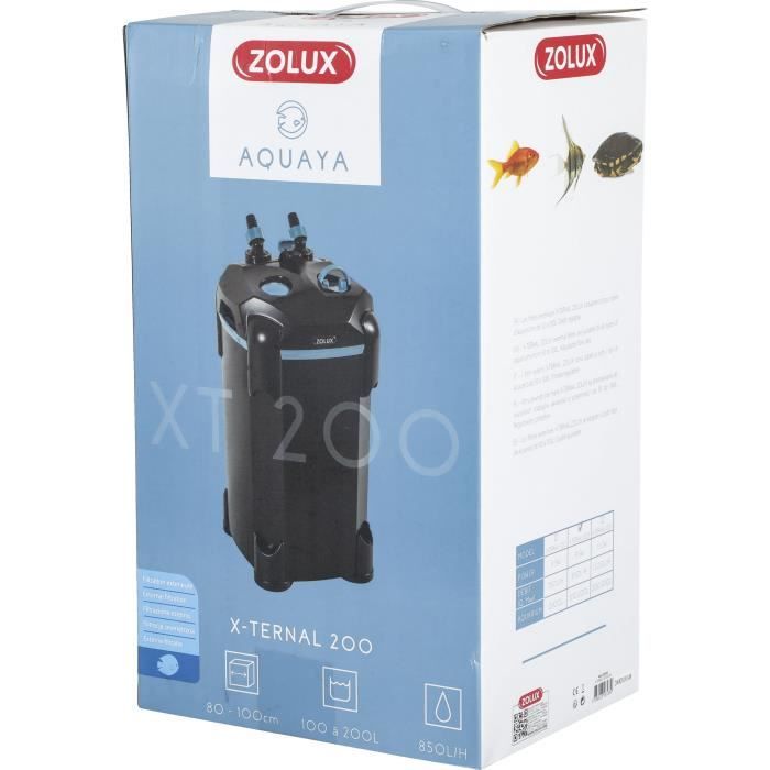 ZOLUX External Filter X-Ternal 200 - For Aquariums 100 to 200 L - 9.3 W