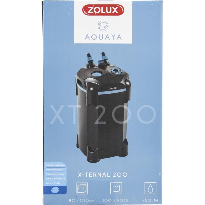 ZOLUX External Filter X-Ternal 200 - For Aquariums 100 to 200 L - 9.3 W