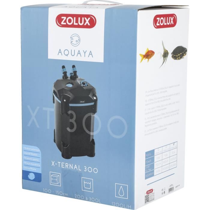 ZOLUX External Filter X-Ternal 300 - For Aquariums 200 to 300 L - 13.2 W