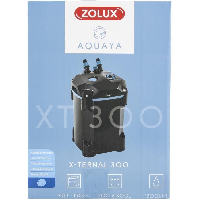 ZOLUX External Filter X-Ternal 300 - For Aquariums 200 to 300 L - 13.2 W