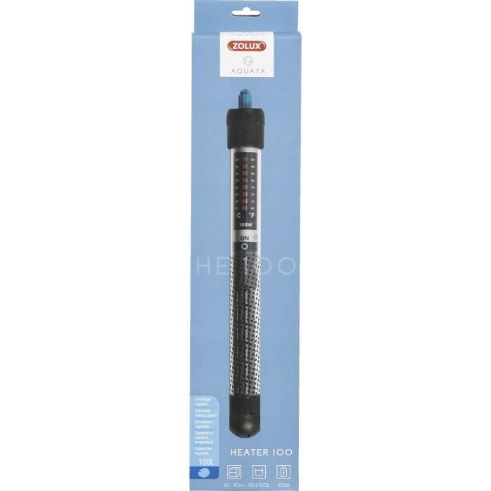 Aquarium Heater - Zolux - Heater 100 - 100W for 50 to 100 liters