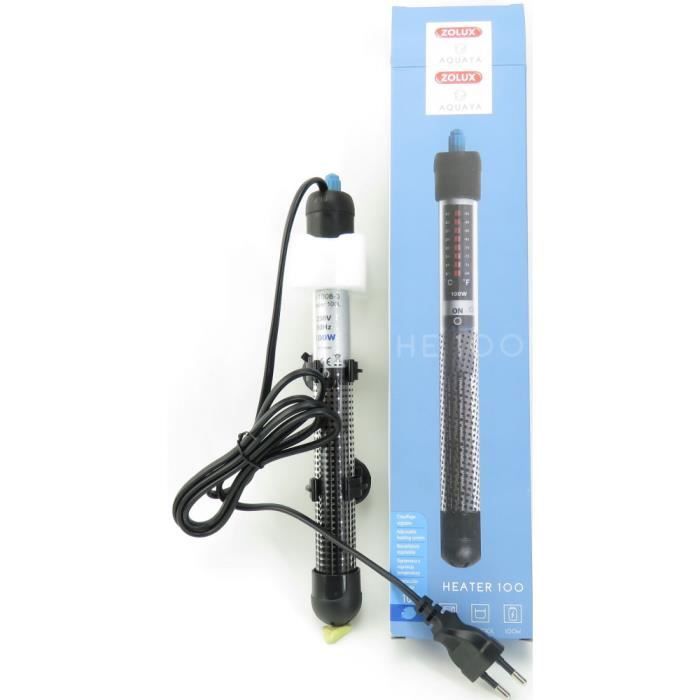 Aquarium Heater - Zolux - Heater 100 - 100W for 50 to 100 liters